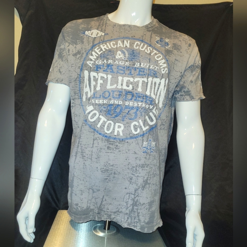 AFFLICTION AMERICAN CUSTOMS Short Sleeve T-shirt